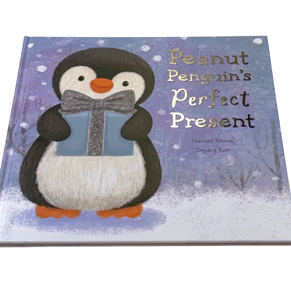 Jellycat Peanut Penguin's Perfect Present Hardback Book 1094B2
